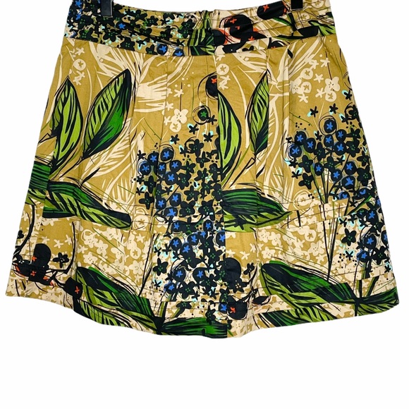 Anthropologie Edme & Estylle printed pleated skirt - Picture 2 of 4
